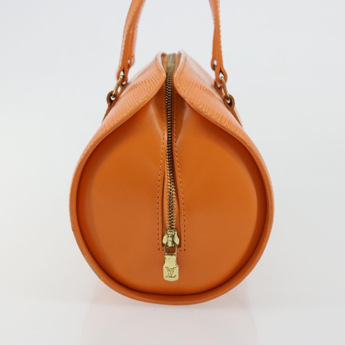 Louis Vuitton Soufflot Handbag Epi Leather Orange Leather Handbag ( )