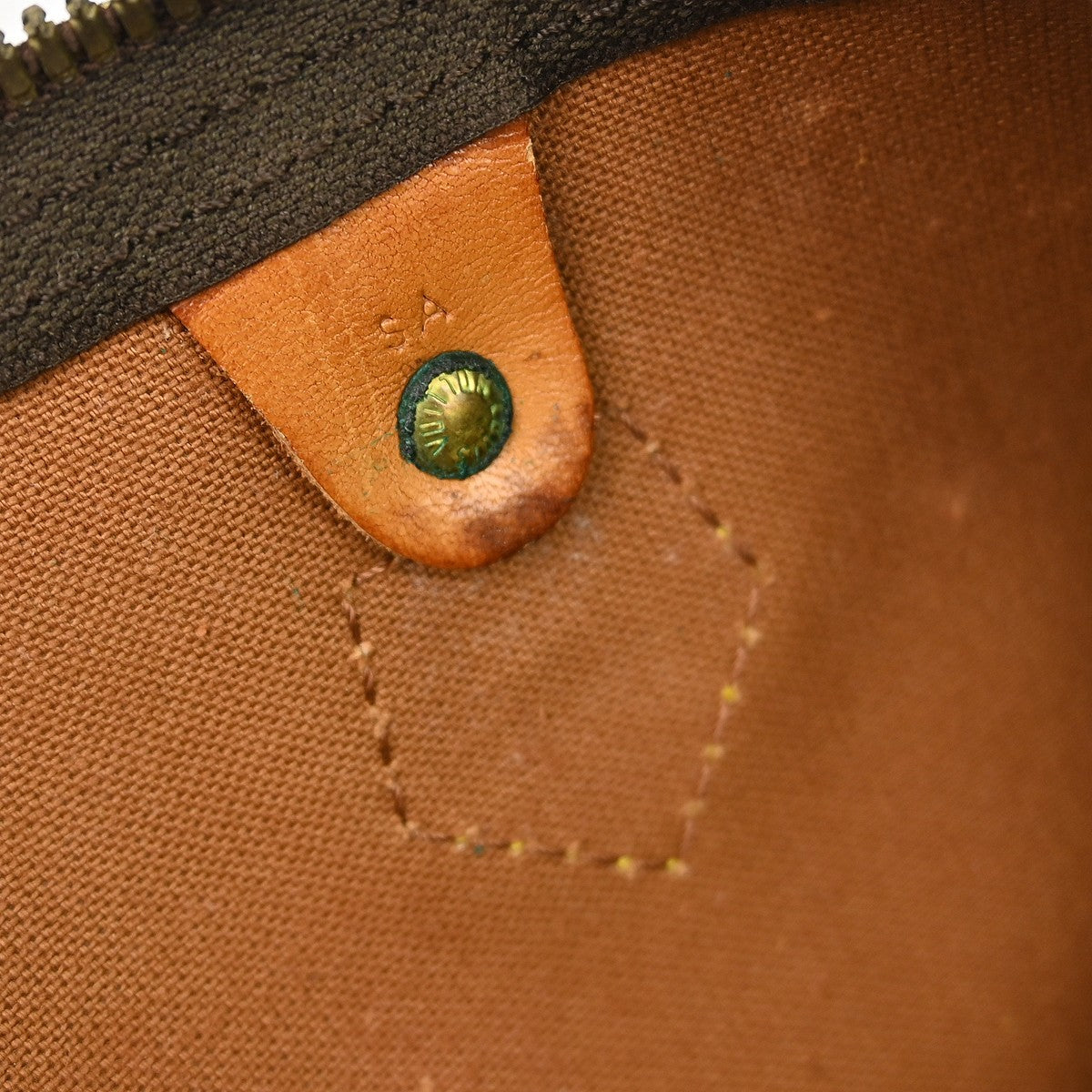 Louis Vuitton Speedy Handbag Monogram Canvas Brown Canvas Handbag ( )