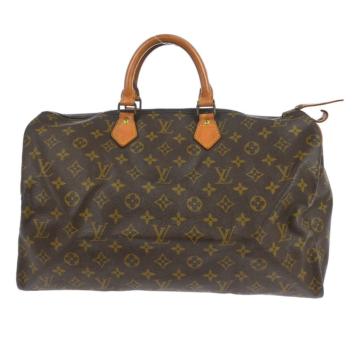 Louis Vuitton Speedy Handbag Monogram Canvas Brown Canvas Handbag ( )