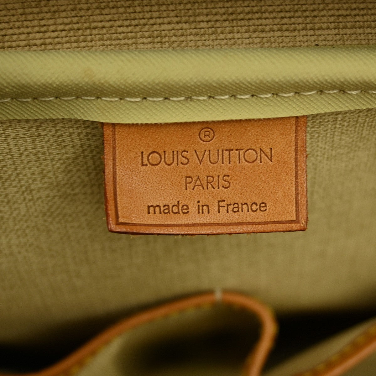 Louis Vuitton Deauville Handbag Monogram Canvas Brown Canvas Handbag ( )