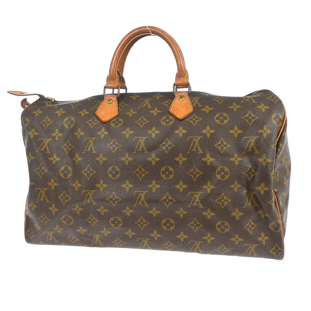 Louis Vuitton Speedy Handbag Monogram Canvas Brown Canvas Handbag ( )