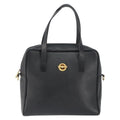 Celine Handbag Leather Black Leather Handbag (Authentic  )