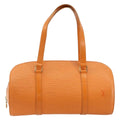 Louis Vuitton Soufflot Handbag Epi Leather Orange Leather Handbag ( )