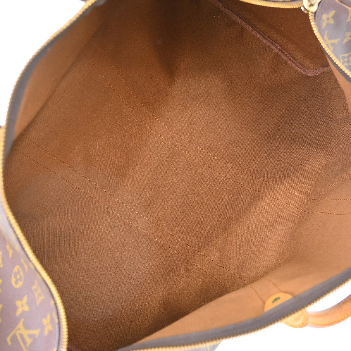 Louis Vuitton Keepall Bag Monogram Canvas Brown Canvas Handbag ( )
