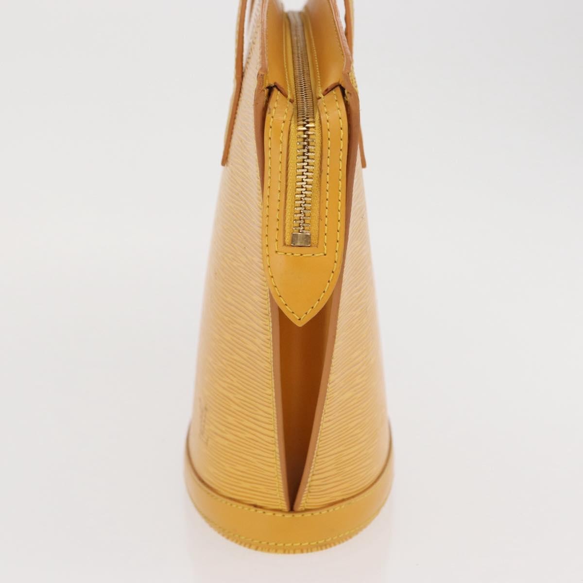 Louis Vuitton Saint Jacques Handbag Epi Leather Yellow Leather Handbag (Authentic  )