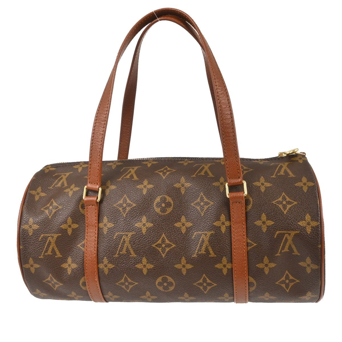 Louis Vuitton Papillon Handbag Monogram Canvas Brown Canvas Handbag ( )