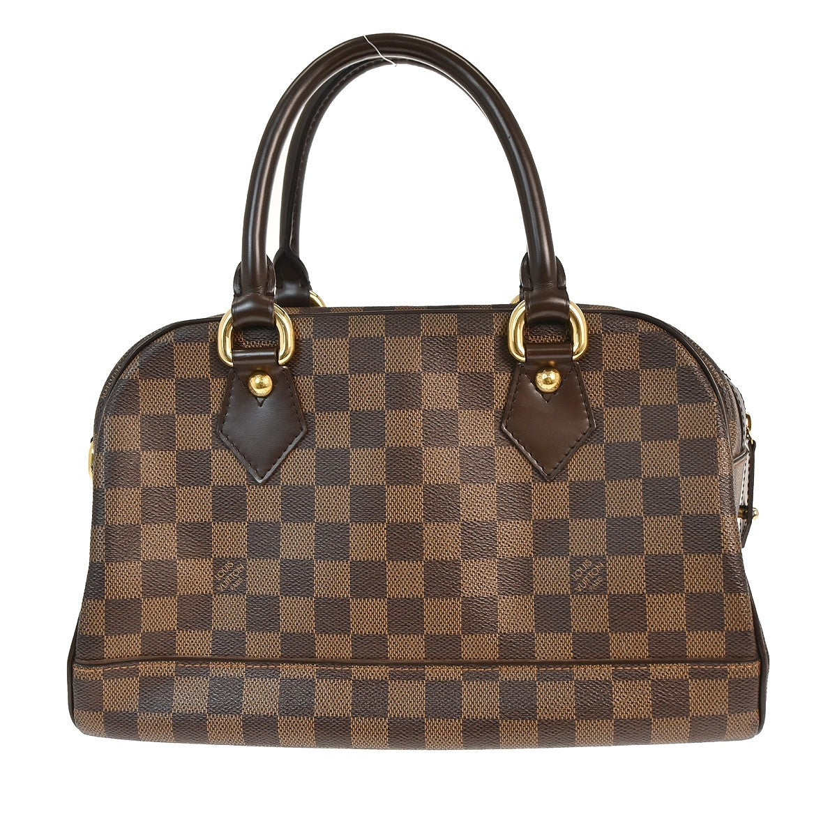 Louis Vuitton Duomo Boston Bag Damier Brown Canvas Handbag (Authentic  )