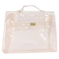Hermes Kelly Souvenir Bag Vinyl Clear Plastic Handbag ( )