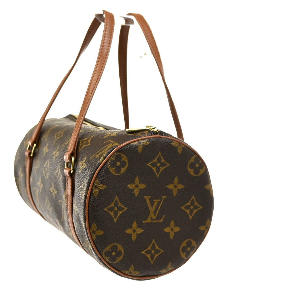 Louis Vuitton Papillon Handbag Monogram Canvas Brown Canvas Handbag ( )