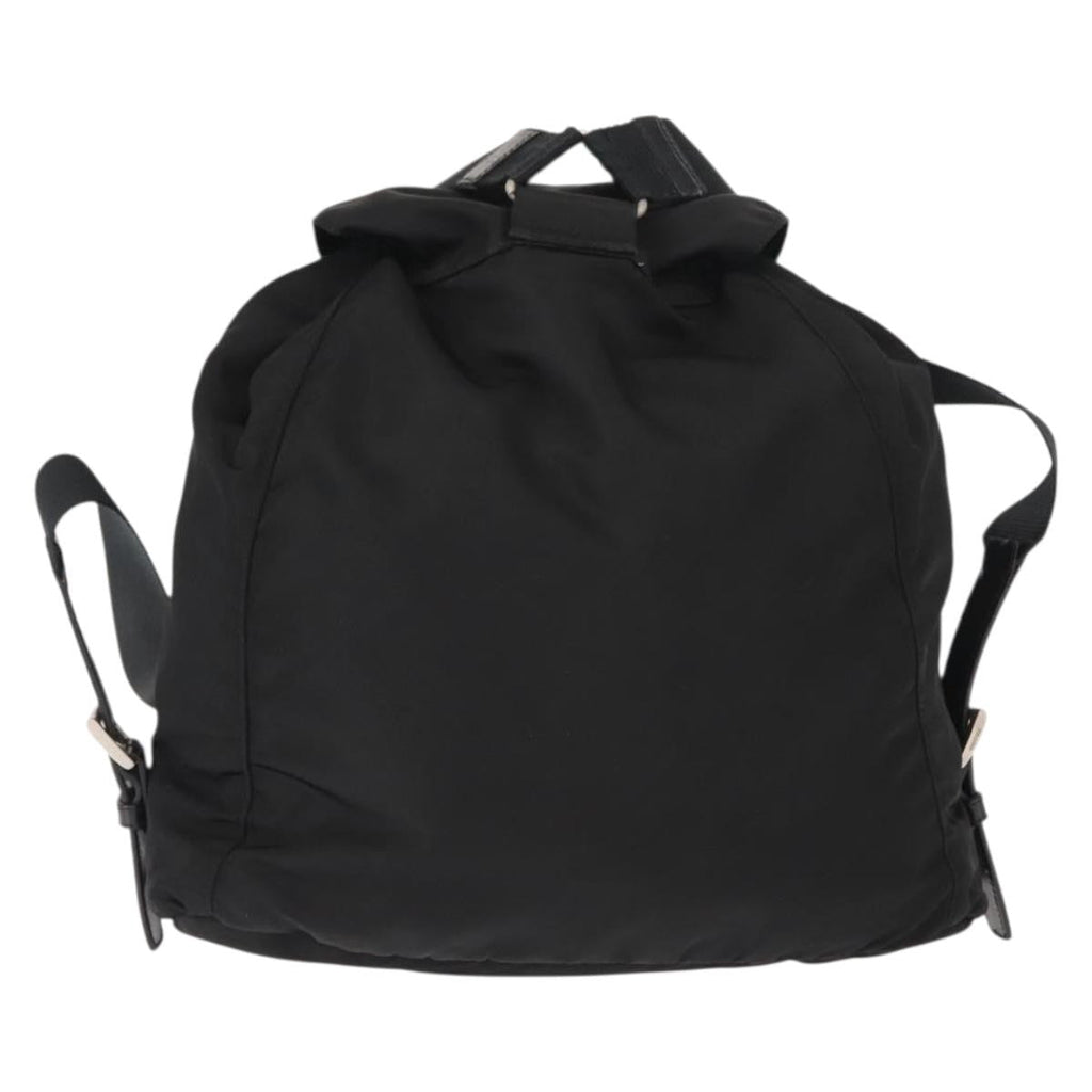 Prada Front Pocket Backpack Tessuto Black Nylon Backpack Bag (Authentic  )