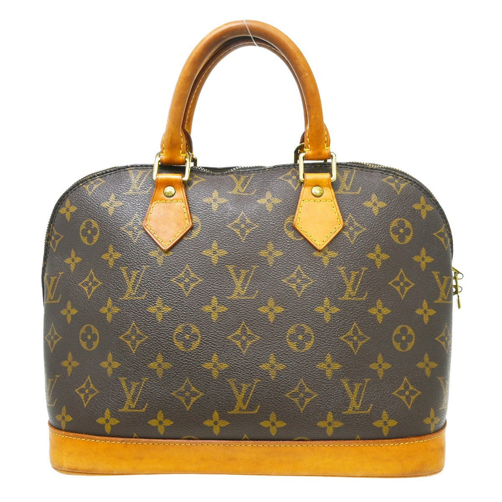 Louis Vuitton Alma Handbag Monogram Canvas Brown Canvas Handbag ( )