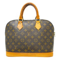 Louis Vuitton Alma Handbag Monogram Canvas Brown Canvas Handbag ( )