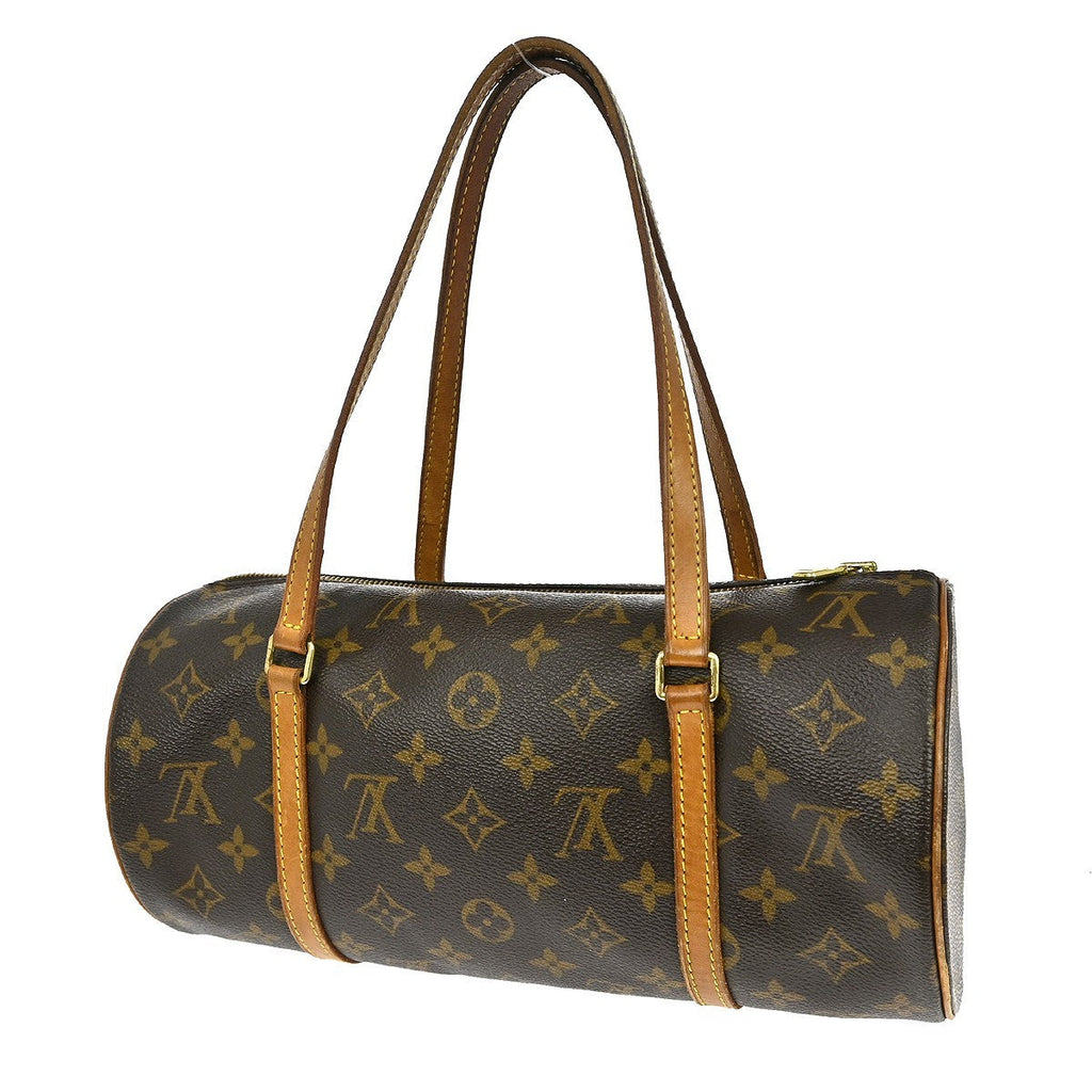 Louis Vuitton Papillon Handbag Monogram Canvas Brown Canvas Handbag ( )