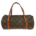 Louis Vuitton Papillon Handbag Monogram Canvas Brown Canvas Handbag ( )