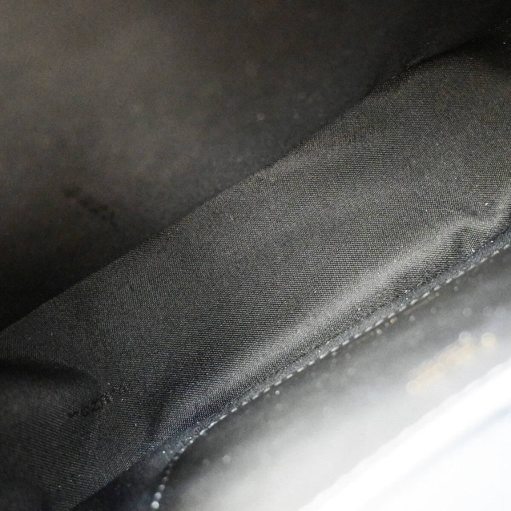 Fendi Camera Bag Zucca Embossed Leather Black Leather Handbag ( )