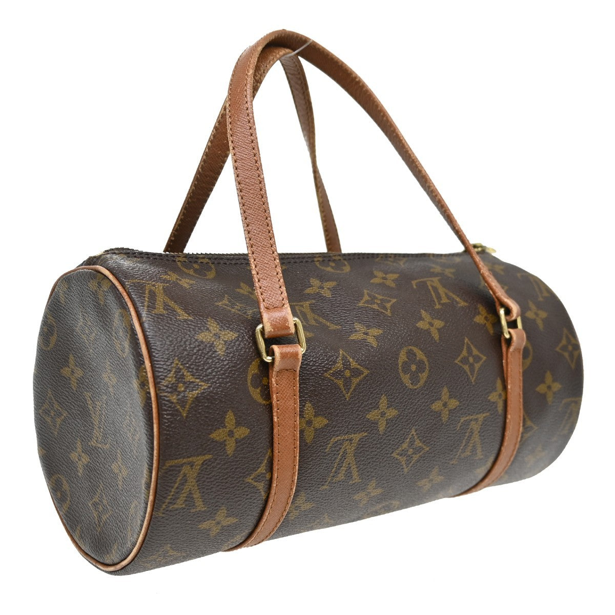 Louis Vuitton Papillon Handbag Monogram Canvas Brown Canvas Handbag ( )