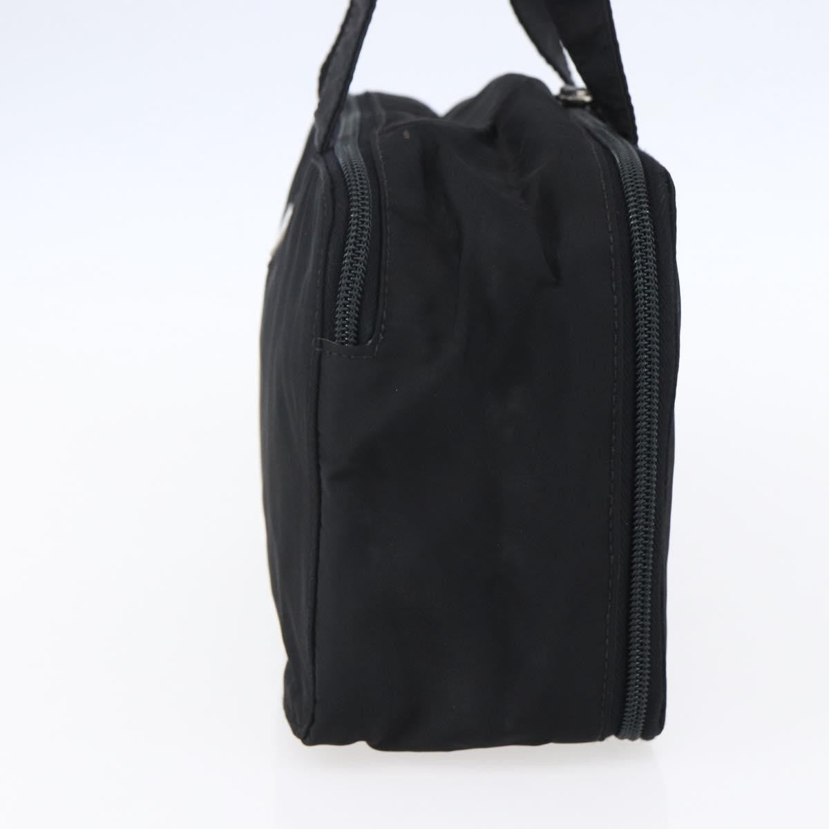 Prada Vintage Handbag Tessuto Black Nylon Handbag (Authentic  )