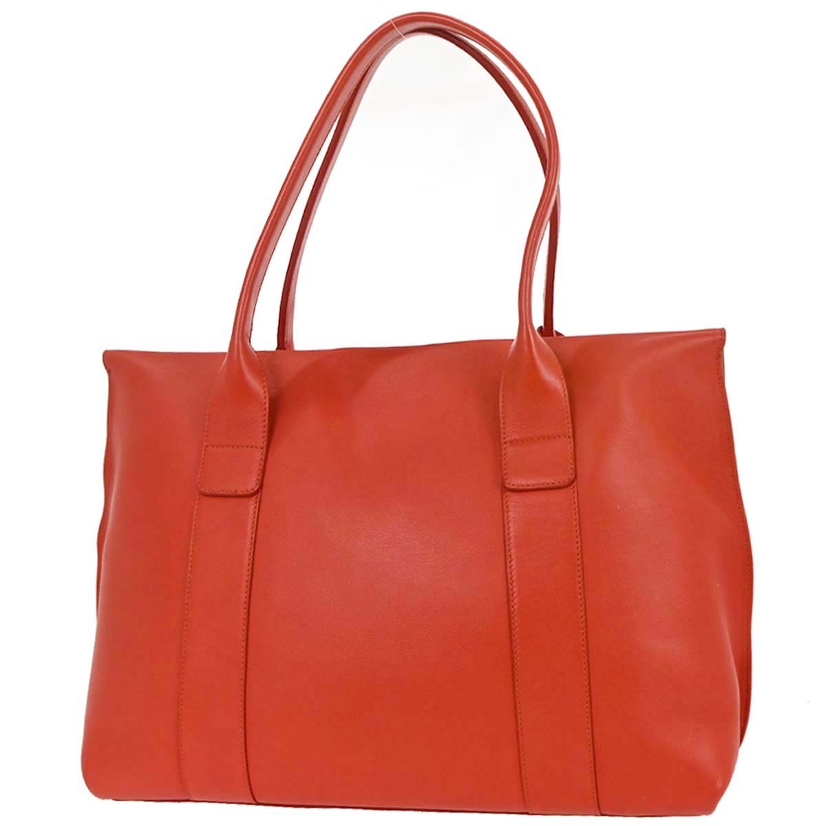 Salvatore Ferragamo Sookie Satchel Leather Red Leather Handbag (Authentic  )