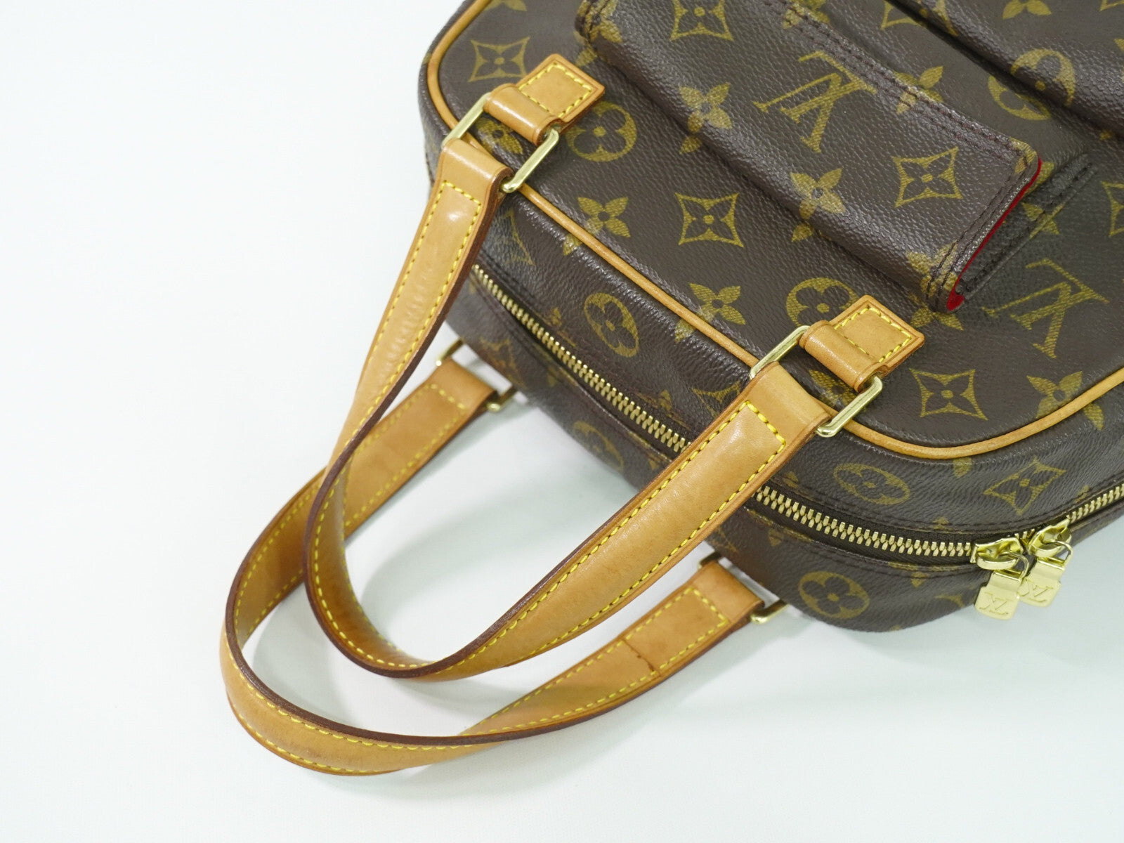 Louis Vuitton Excentri-Cite Handbag Monogram Canvas Brown Canvas Handbag (Authentic  )