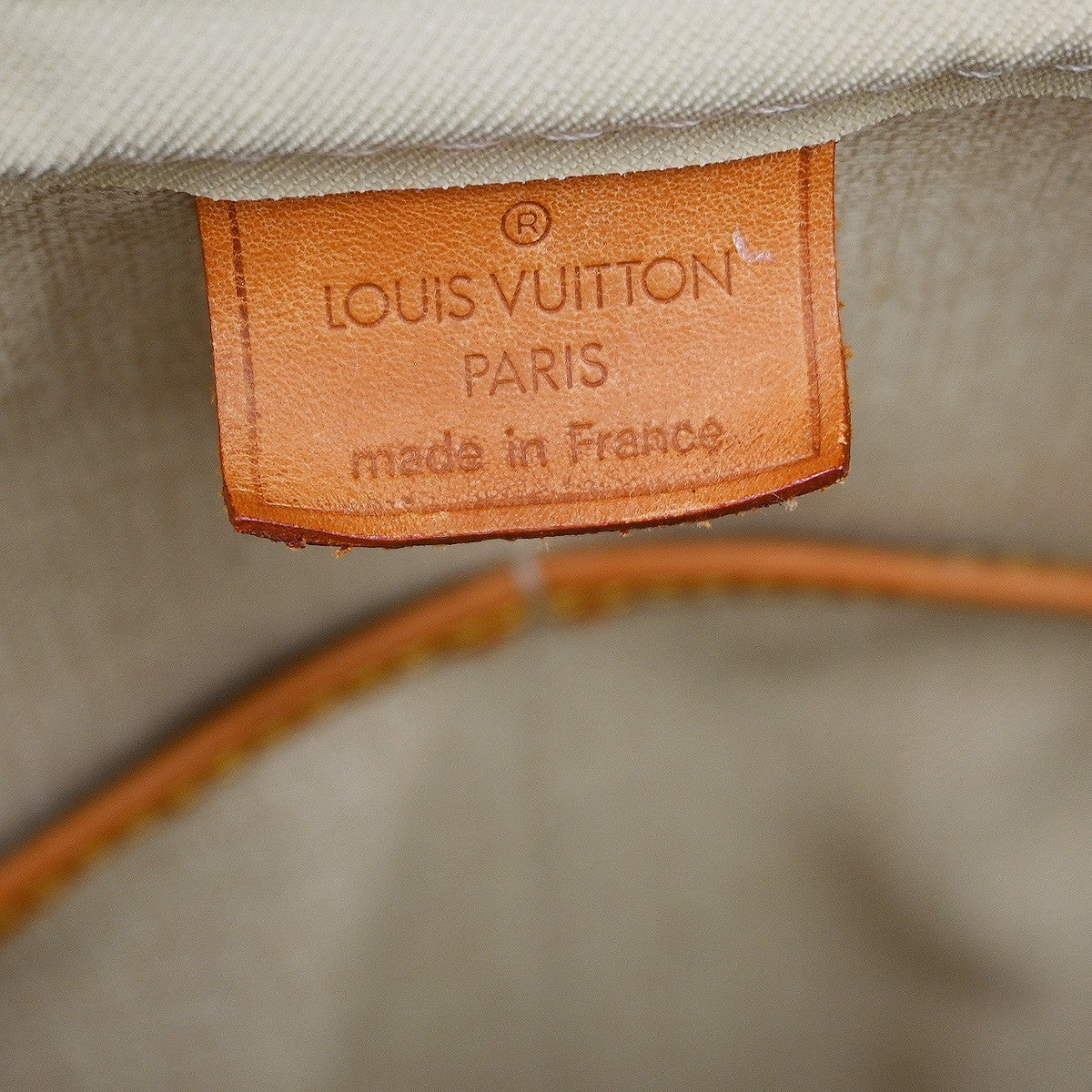 Louis Vuitton Deauville Handbag Monogram Canvas Brown Canvas Handbag (Authentic  )