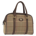 Burberry Nova Handbag Canvas Beige Canvas Handbag (Authentic  )