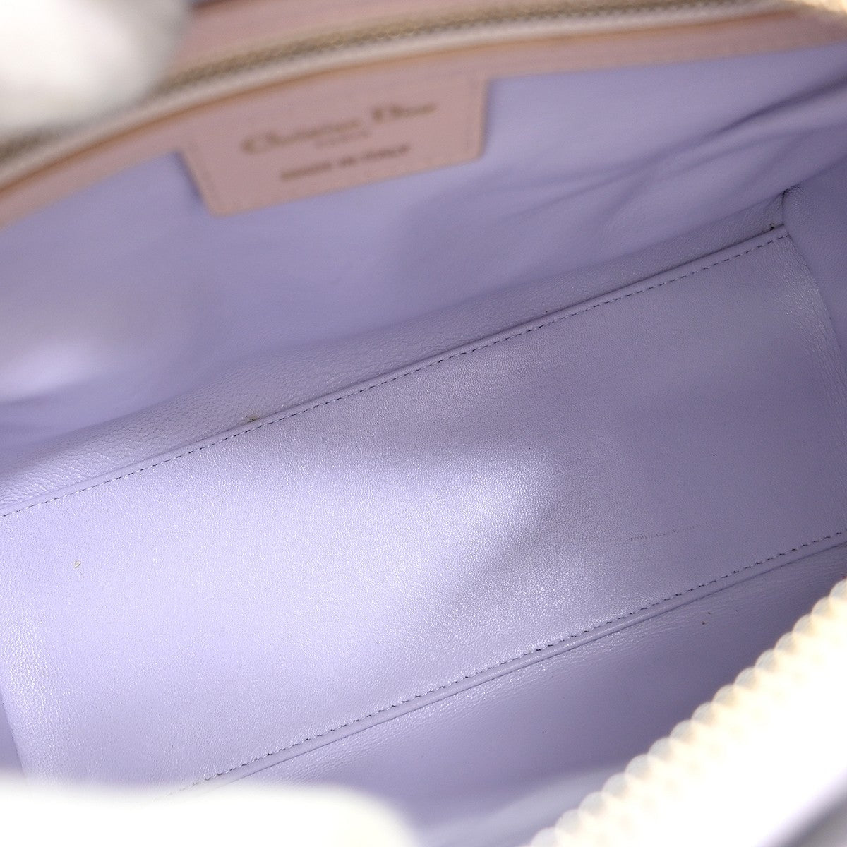 Christian Dior Lady Dior Bag Cannage Quilt Lambskin Pink Leather Handbag ( )