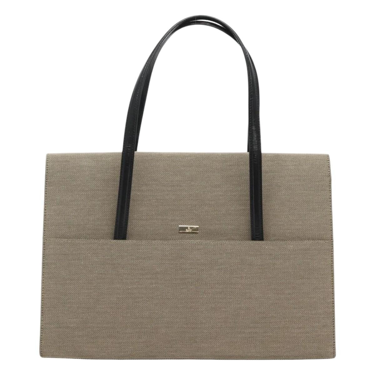 Gucci Lady Lock Handbag Canvas Beige Canvas Handbag (Authentic  )