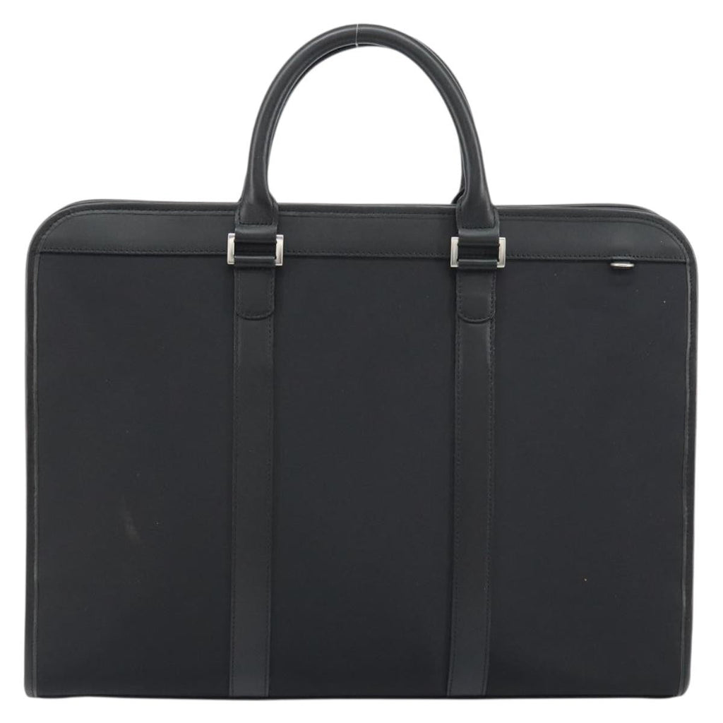 Burberry Black Label Business Bag Nylon Black Nylon Handbag (Authentic  )