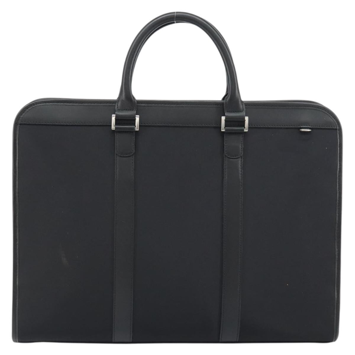 Burberry Black Label Business Bag Nylon Black Nylon Handbag (Authentic  )