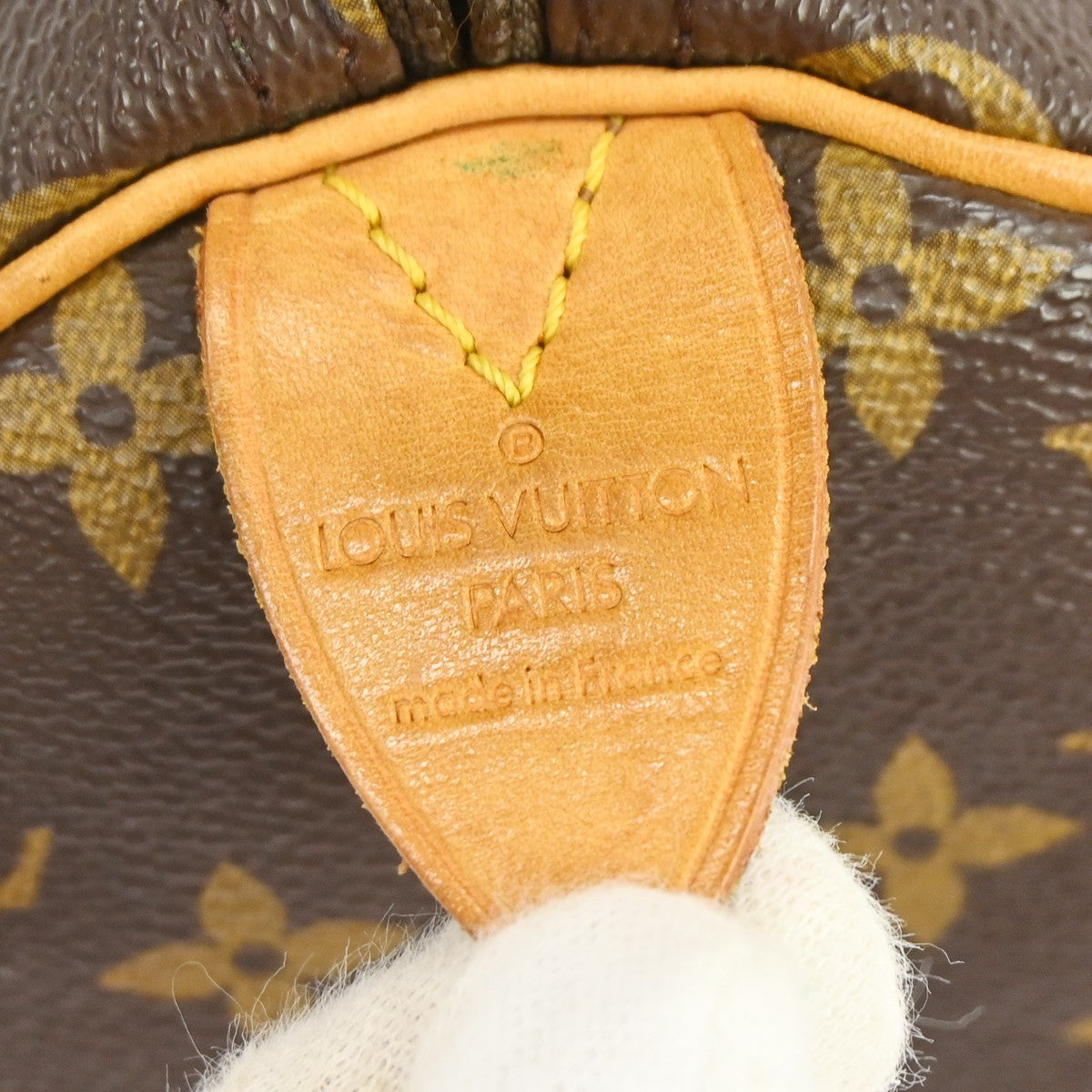 Louis Vuitton Speedy Handbag Monogram Canvas Brown Canvas Handbag ( )