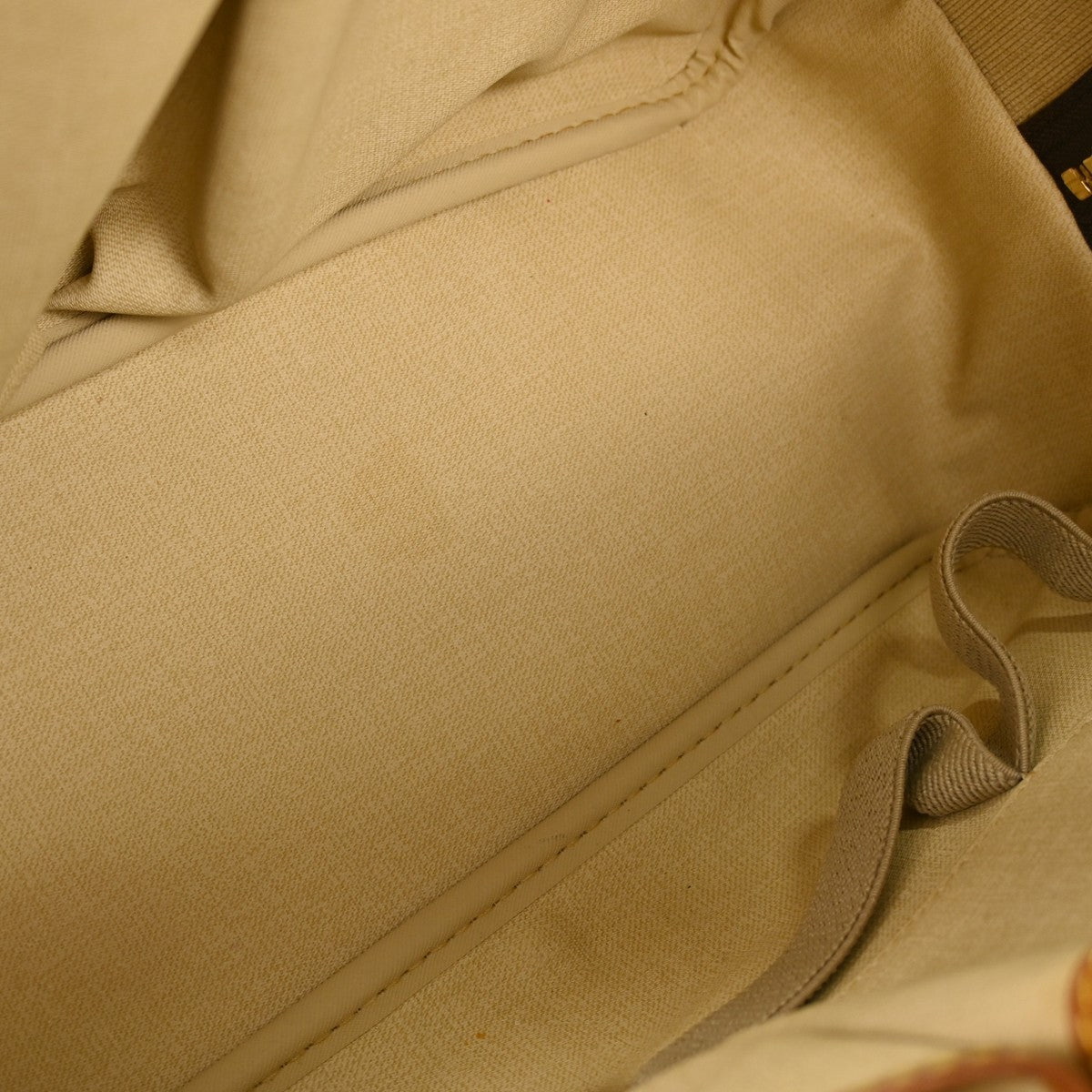 Louis Vuitton Deauville Handbag Monogram Canvas Brown Canvas Handbag (Authentic  )