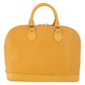 Louis Vuitton Alma Handbag Epi Leather Yellow Leather Handbag ( )