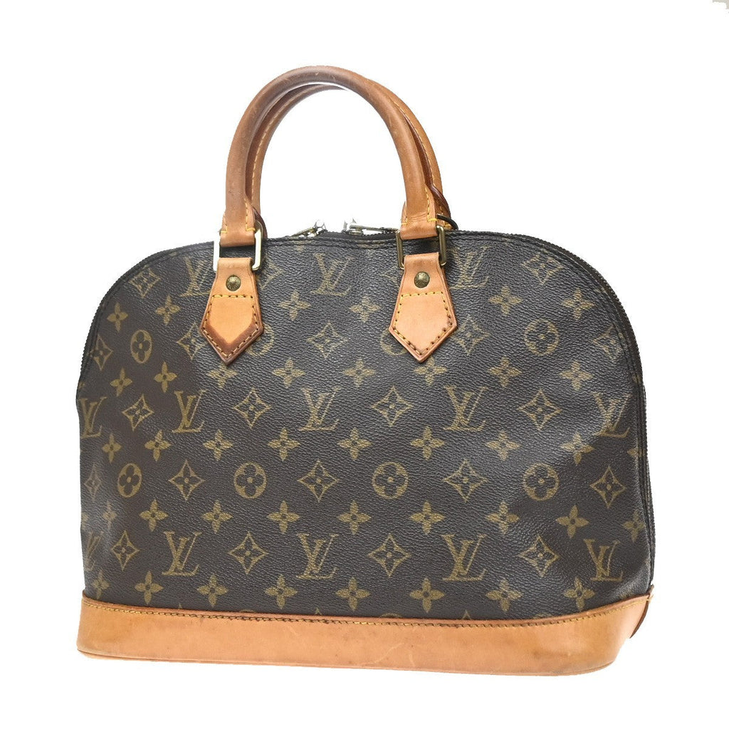 Louis Vuitton Alma Handbag Monogram Canvas Brown Canvas Handbag ( )