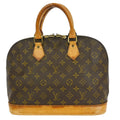 Louis Vuitton Alma Handbag Monogram Canvas Brown Canvas Handbag ( )