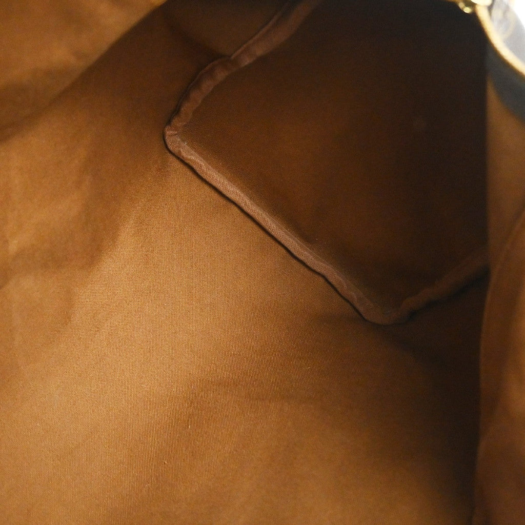 Louis Vuitton Speedy Handbag Monogram Canvas Brown Canvas Handbag ( )