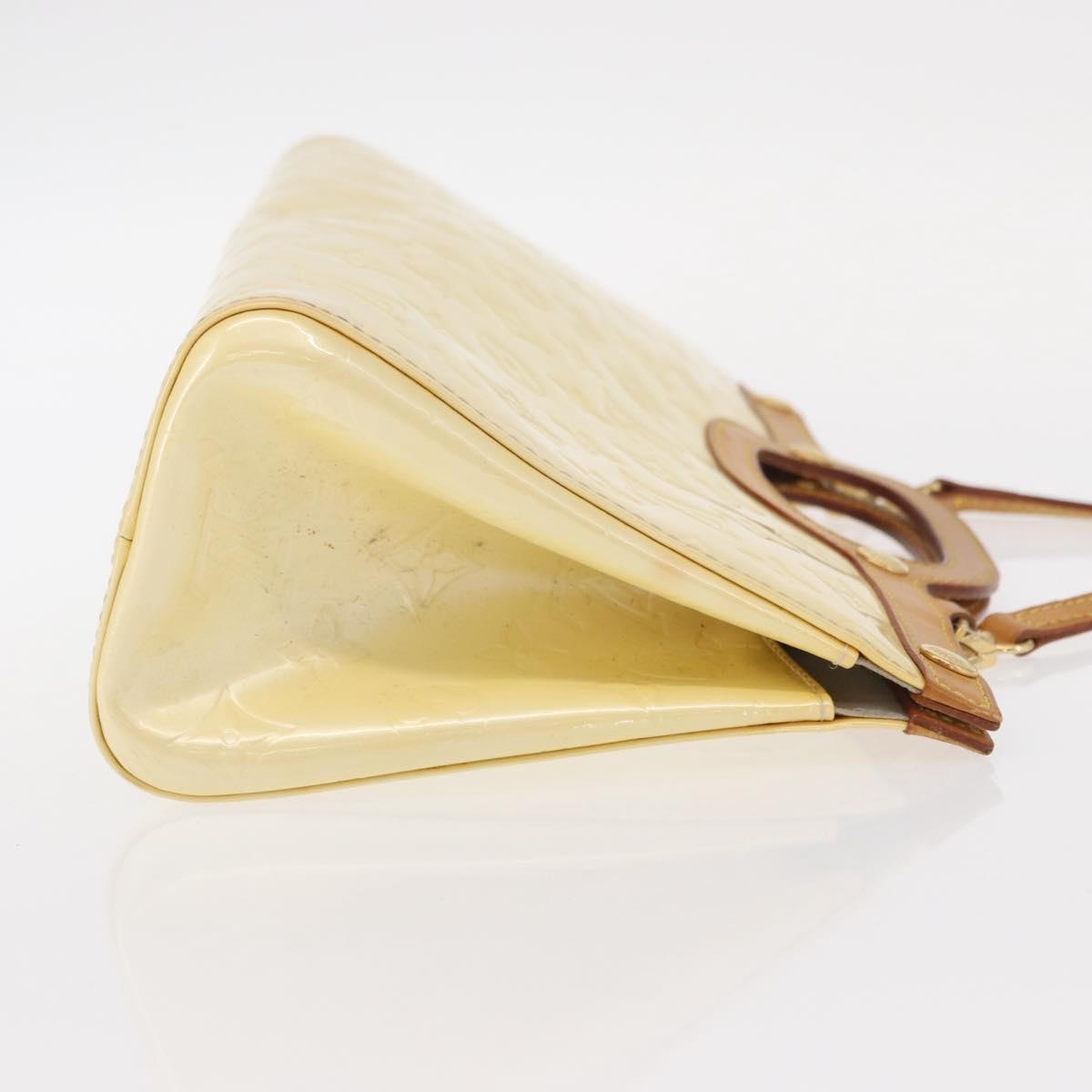 Louis Vuitton Roxbury Drive Handbag Monogram Vernis Yellow Patent_Leather Handbag (Authentic  )