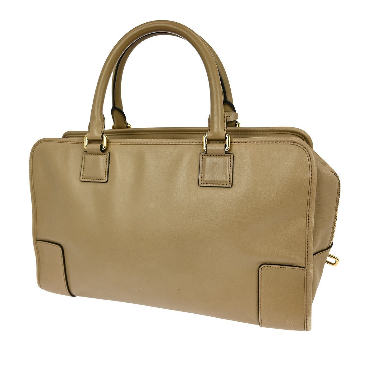 Loewe Amazona Bag Leather Beige Leather Handbag ( )