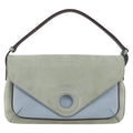 Loewe Vintage Handbag Leather Blue Leather Handbag (Authentic  )