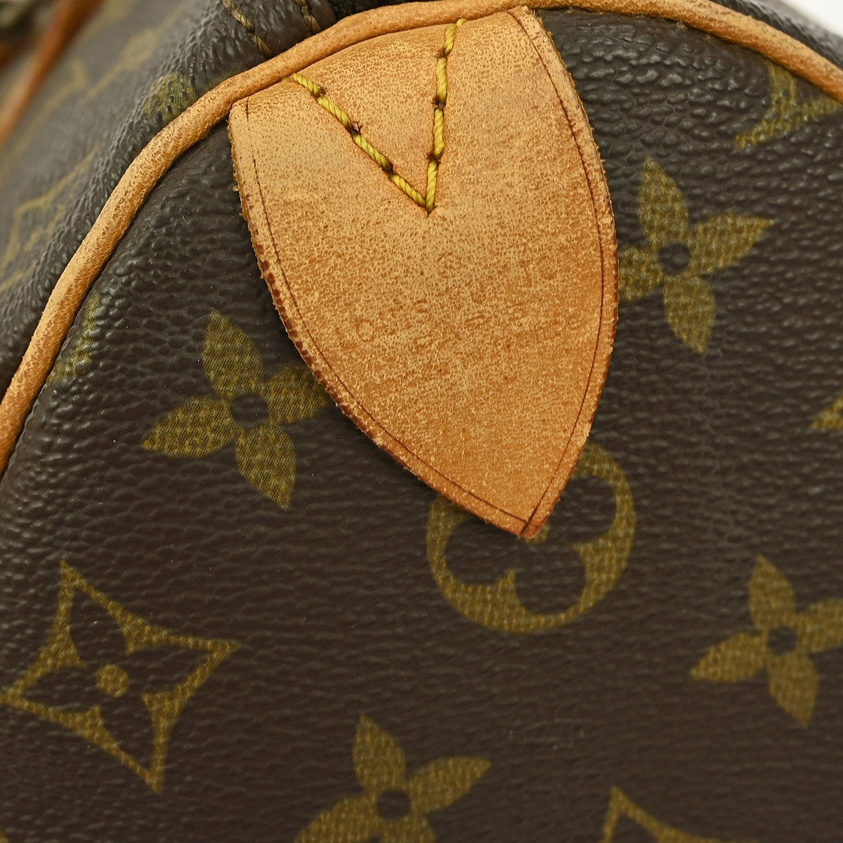 Louis Vuitton Speedy Handbag Monogram Canvas Brown Canvas Handbag ( )