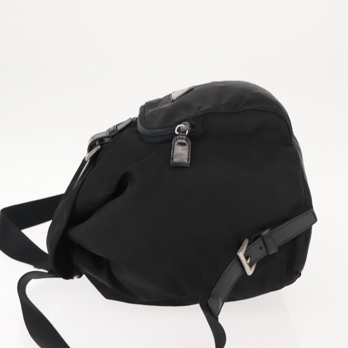 Prada Front Pocket Backpack Tessuto Black Nylon Backpack Bag (Authentic  )