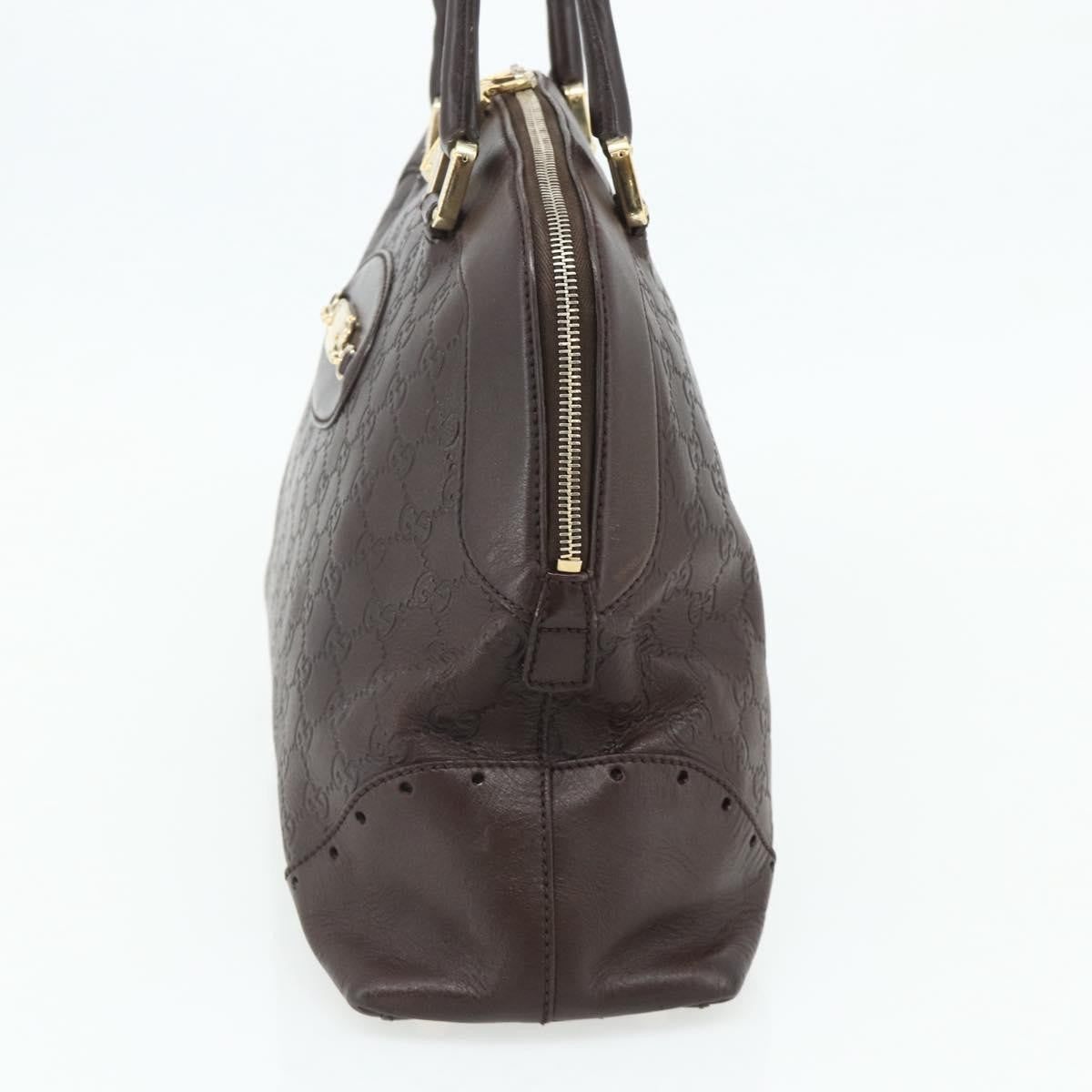 Gucci Guccissima Shoulder Bag Brown Canvas Handbag ( )