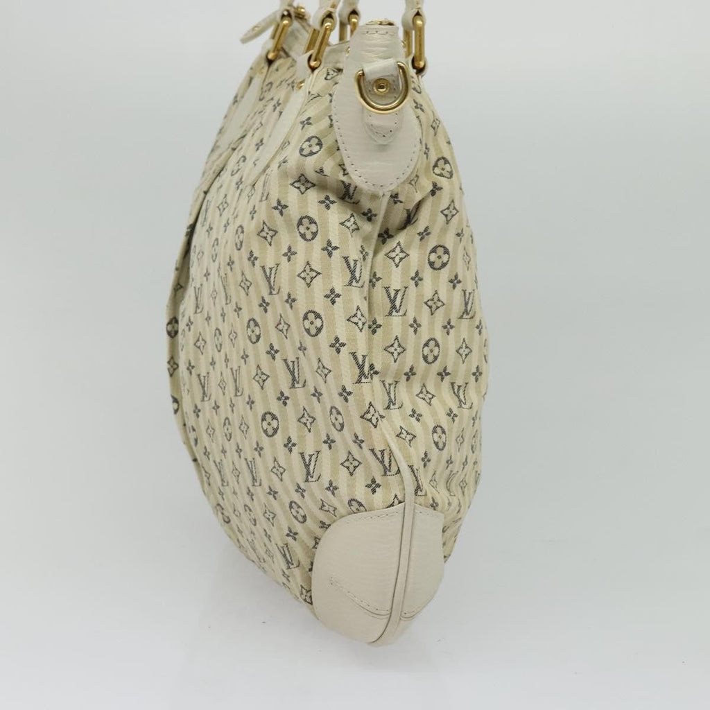 Louis Vuitton Marina Handbag Mini Lin Croisette Beige Canvas Handbag (Authentic  )