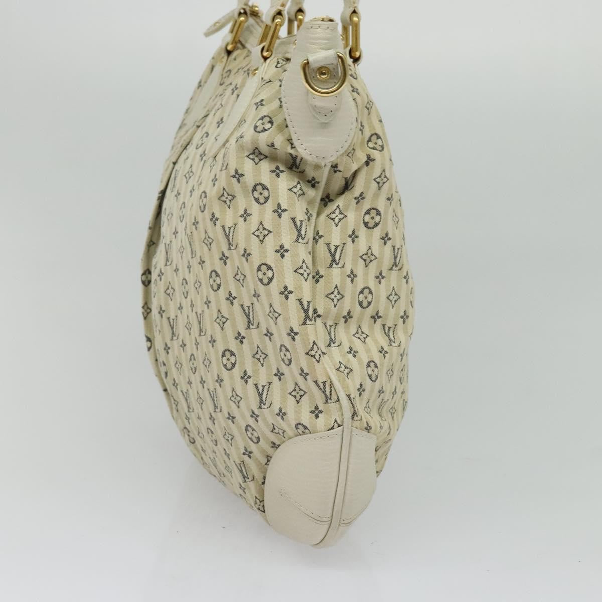 Louis Vuitton Marina Handbag Mini Lin Croisette Beige Canvas Handbag (Authentic  )