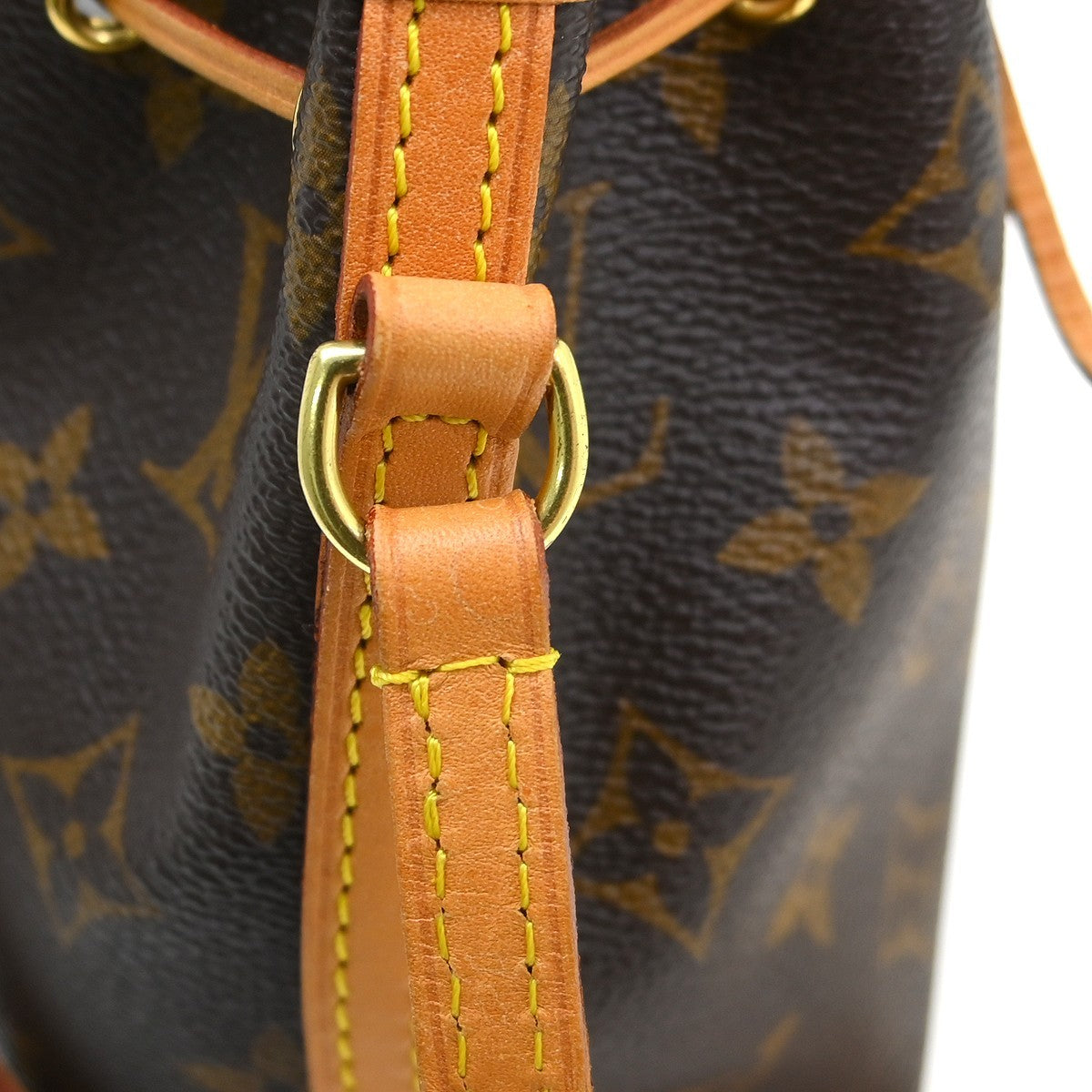Louis Vuitton Noe Handbag Monogram Canvas Brown Canvas Handbag ( )
