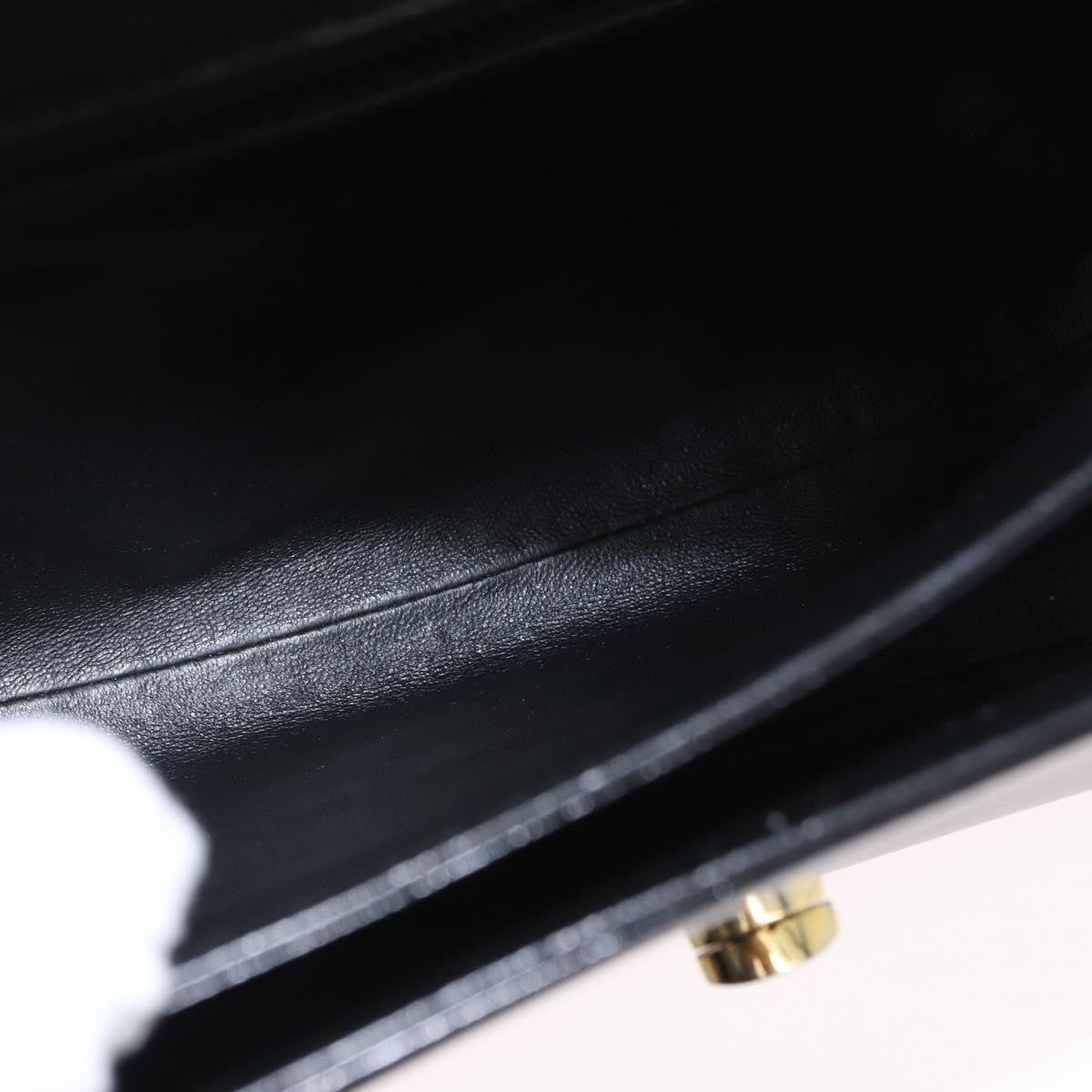 Bally Handbag Leather Black Leather Handbag (Authentic  )