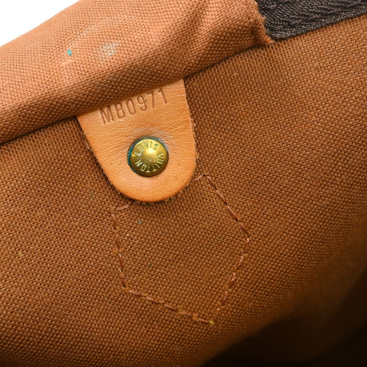 Louis Vuitton Speedy Handbag Monogram Canvas Brown Canvas Handbag ( )