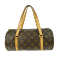 Louis Vuitton Papillon Handbag Monogram Canvas Brown Canvas Handbag ( )