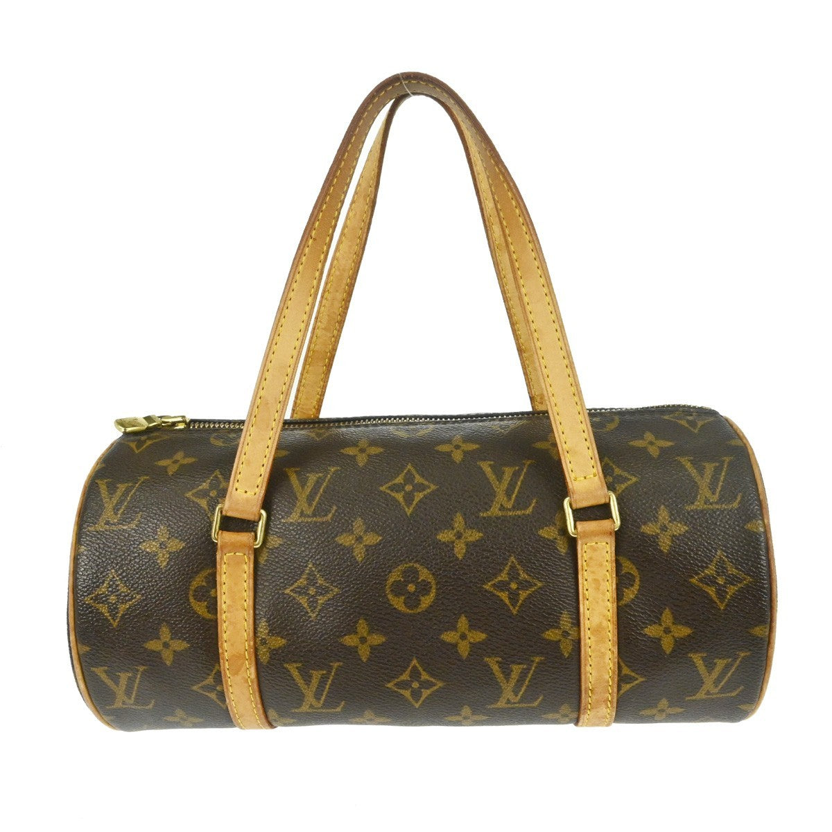 Louis Vuitton Papillon Handbag Monogram Canvas Brown Canvas Handbag ( )