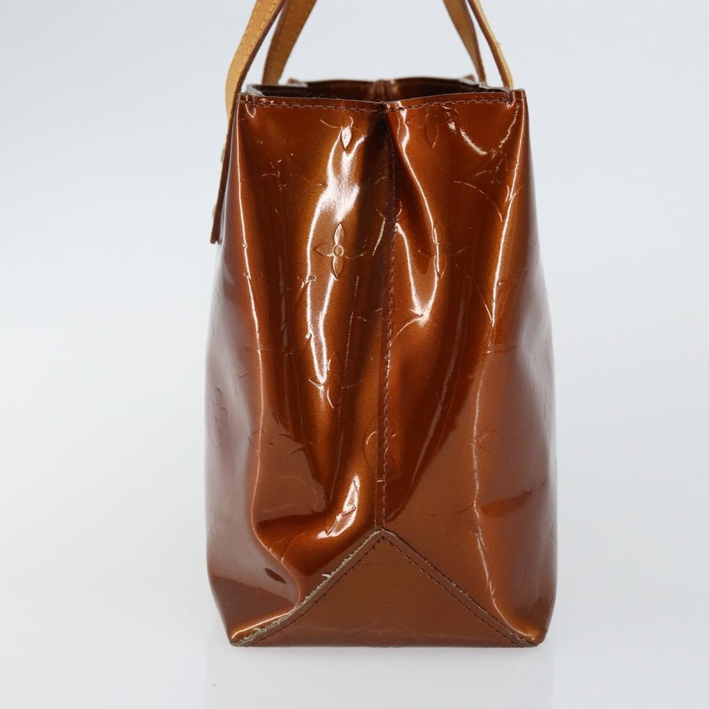 Louis Vuitton Reade Handbag Monogram Vernis Brown Patent_Leather Handbag (Authentic  )