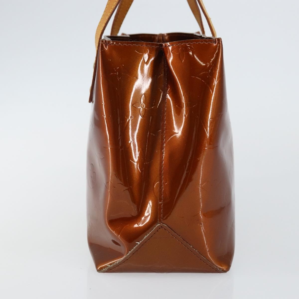 Louis Vuitton Reade Handbag Monogram Vernis Brown Patent_Leather Handbag (Authentic  )